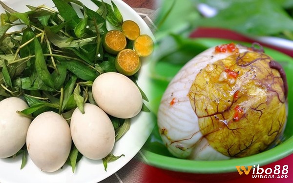 Ăn gì giải đen - Trứng vịt lộn