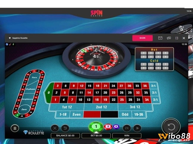 Đánh bài thắng lớn với nhiều biến thể khác nhau của trò chơi Roulette tại sòng bạc Spin