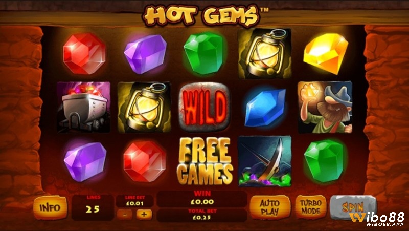 Slots Casino LiveBet này có 25 dòng thưởng cố định