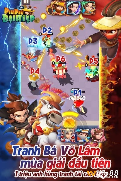 Game Đại Hiệp Piu Piu có lối chơi nhập vai quen thuộc