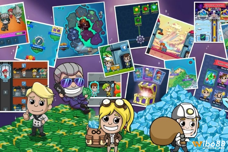 Idle Miner Tycoon có lối chơi đơn giản