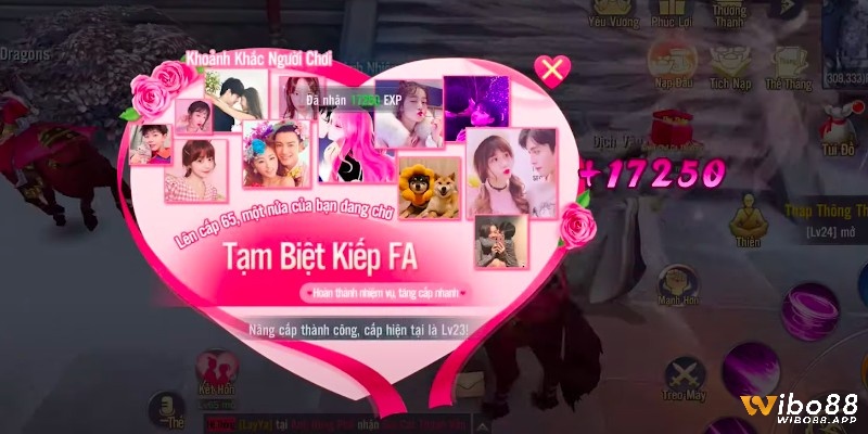 Các nhân vật trong game đều có mối quan hệ đặc biệt