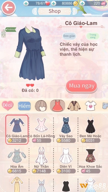 Tủ đồ thời trang đa dạng trong Ngôi Sao Thời Trang 360Mobi