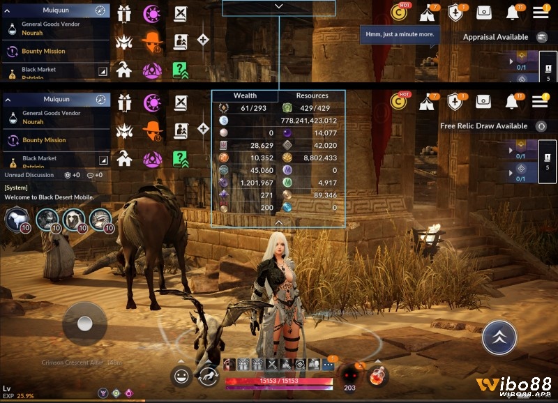 Game mobile nổi tiếng chiến đấu thời gian thực đặc trưng Black Desert Mobile