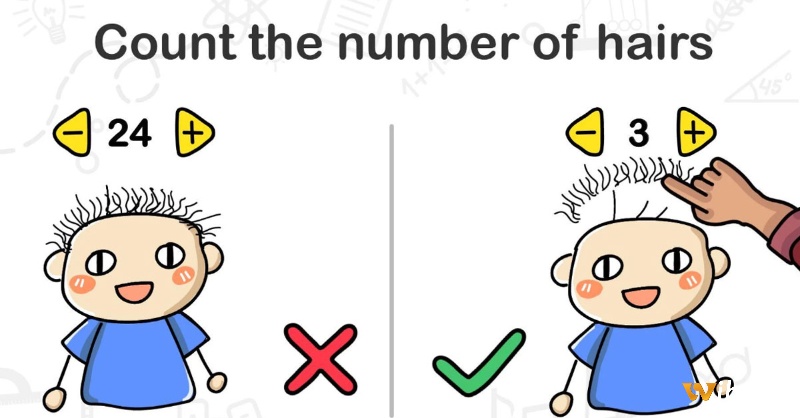 Những câu đố vui nhộn thử thách tư duy trong Brain Out