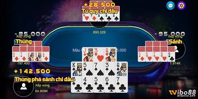 Cách so các chi trong bài mậu binh