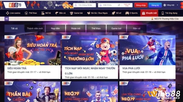 Cổng game neo79 giúp cho người chơi trải nghiệm dễ dàng