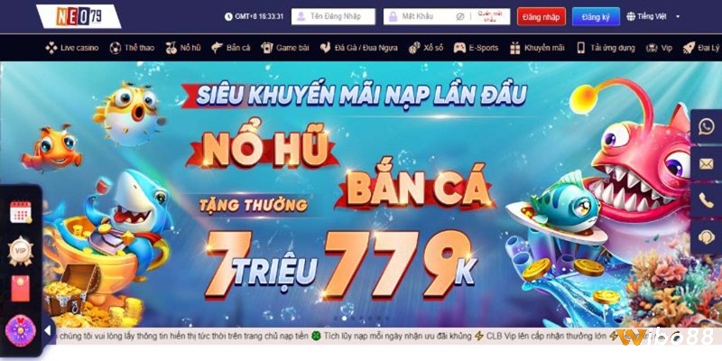 Đăng ký Neo79 trải nghiệm nhiều ưu đãi hấp dẫn