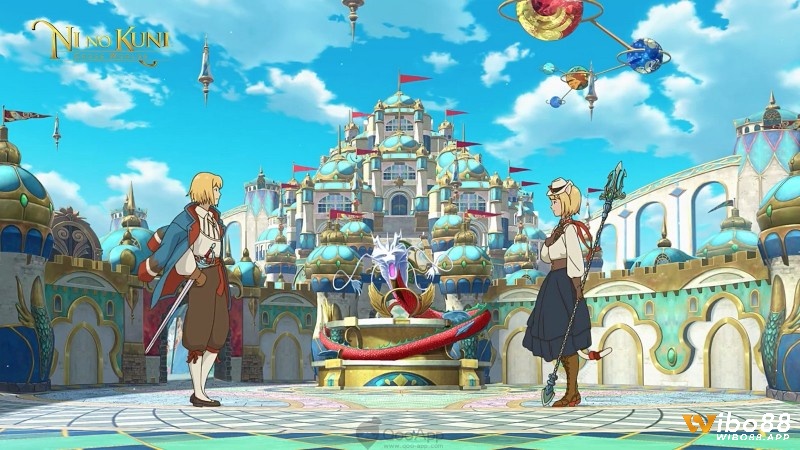 Ni No Kuni Cross Worlds nổi bật trong danh sách game mobile hay kết hợp yếu tố MMORPG với câu chuyện fantasy cổ điển