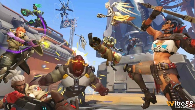 Overwatch là một tựa game bắn súng đồng đội lấy bối cảnh trong một thế giới tương lai gần yêu cầu người chơi phải phối hợp chặt chẽ để giành chiến thắng