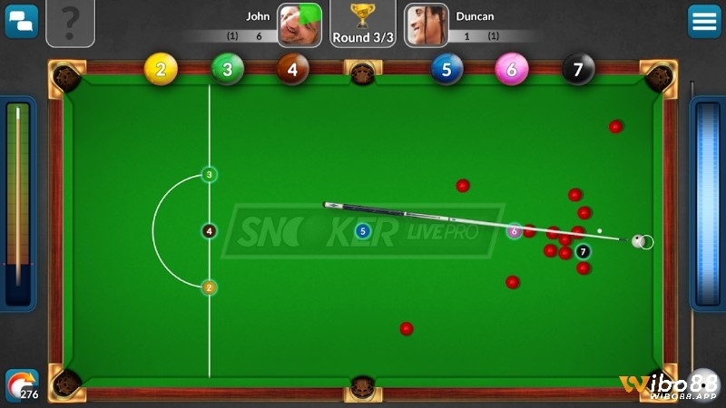 Snooker mode – thử thách cao cấp cho người chơi game bida lỗ chuyên nghiệp