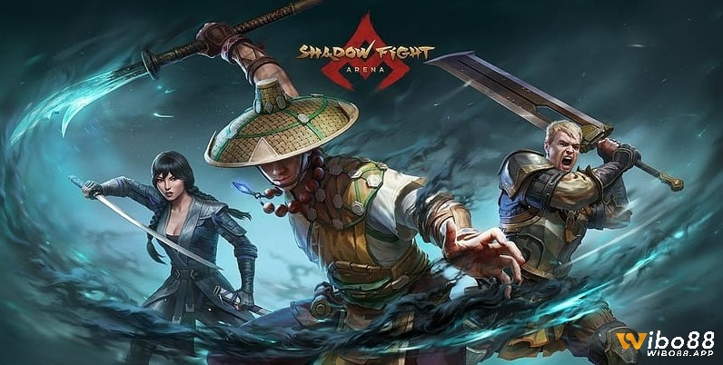 Shadow Fight 4 Arena tập trung PvP trực tuyến kịch tính với cơ chế vũ khí độc đáo đồ họa 3D bắt mắt cùng chiến thuật đội hình ba nhân vật