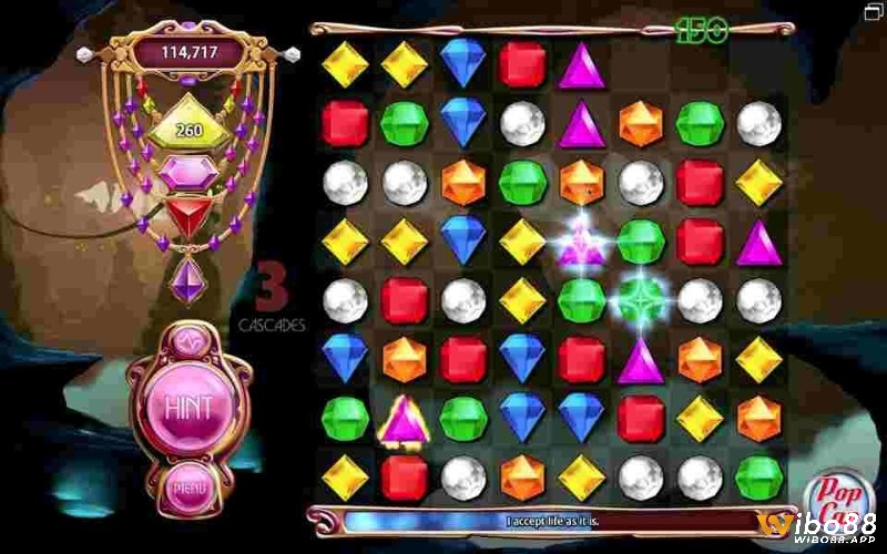 Bejeweled Classic và Minesweeper là game tuổi thơ trên iOS thử thách tư duy và khả năng quan sát.
