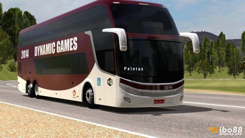 Cung đường đèo dốc đầy thử thách tại Brazil trong World Bus Driving Simulator.