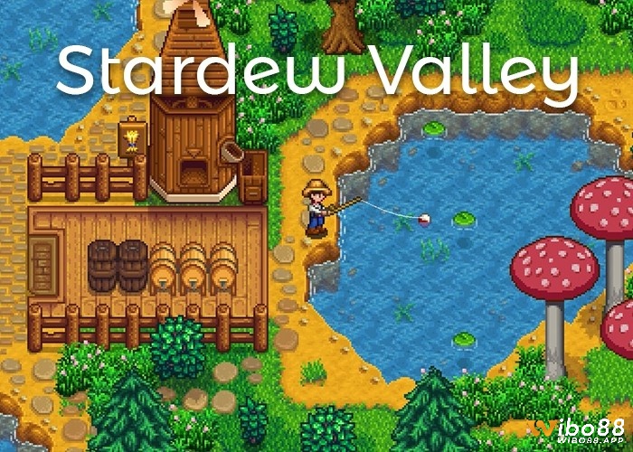 Mô phỏng nông trại trong Stardew Valley với các hoạt động trồng trọt và giao lưu cộng đồng