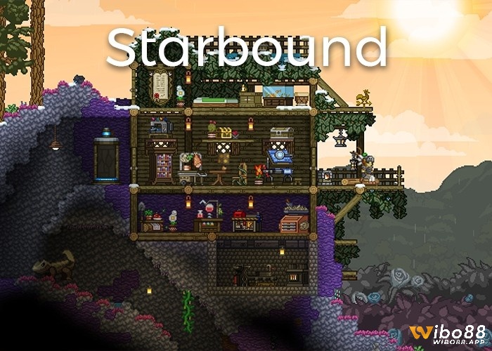 Di chuyển và xây dựng căn cứ trên một hành tinh trong Starbound