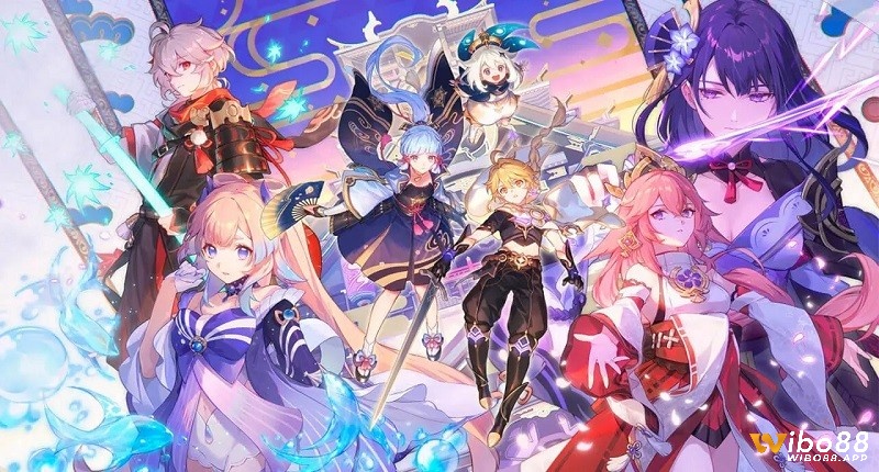 Genshin Impact – siêu phẩm JRPG thế giới mở với đồ họa Anime đẹp mắt.