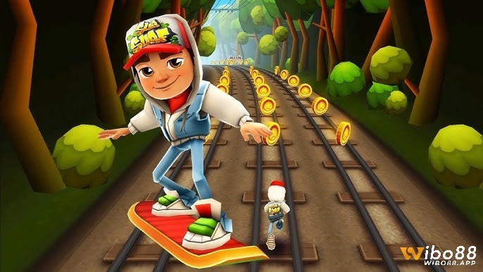 Subway Surfers – top game iOS miễn phí chạy vô tận kiểm tra tốc độ và phản xạ.