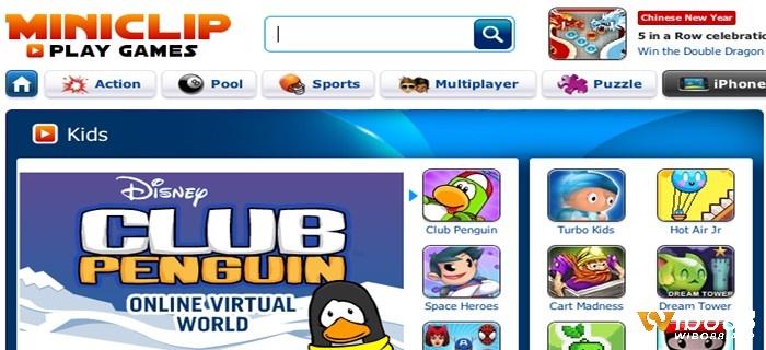 Miniclip – nền tảng web game quen thuộc với thế hệ 8x, 9x