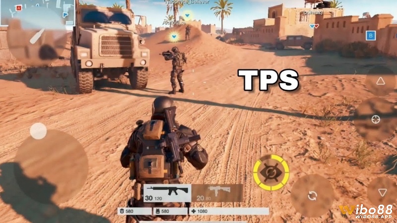 Khác với FPS, TPS cho phép người chơi quan sát toàn bộ nhân vật và môi trường xung quanh.