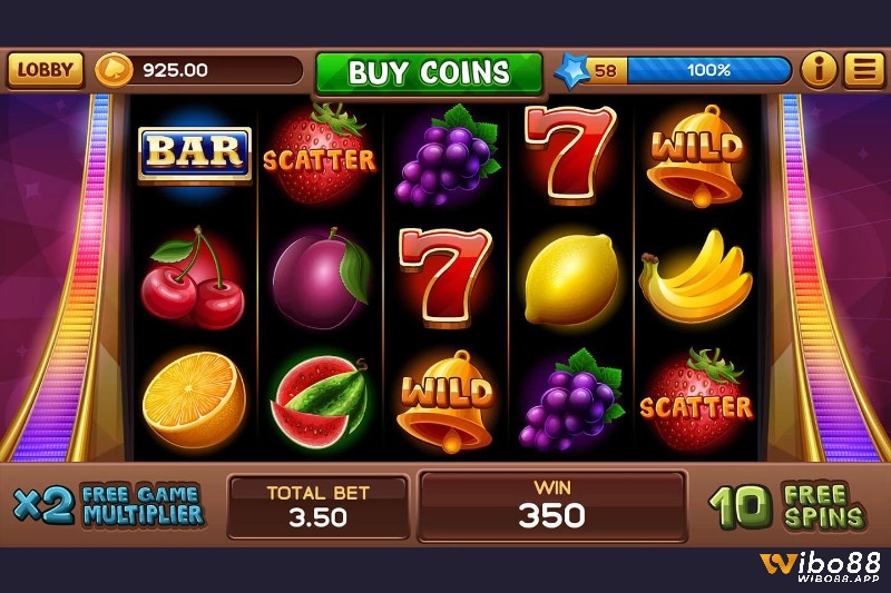Slot phong cách retro, tập trung vào số 7 và BAR truyền thống
