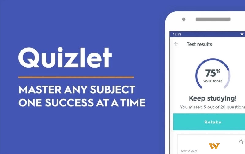 Quizlet mang lại trải nghiệm học chủ động qua flashcard và các chế độ ôn tập đa dạng.