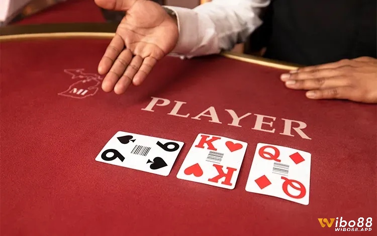 Khi tổng điểm 0–5, Player buộc phải rút; từ 6 trở lên thì dừng — quy tắc rõ ràng, không có tùy chọn chiến thuật.