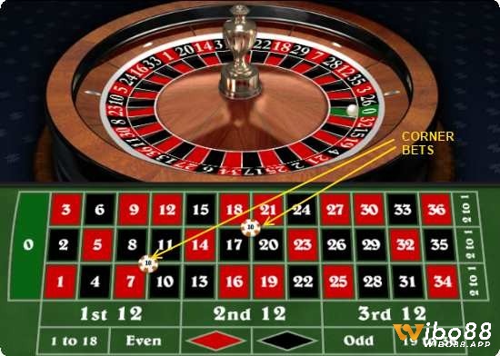 Đặt chip đúng giao điểm giúp corner bet roulette được tính hợp lệ và tránh nhầm lẫn khi trả thưởng