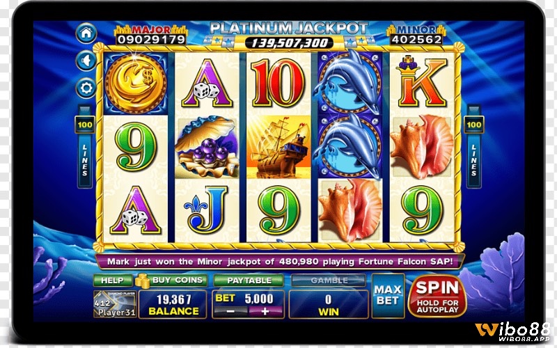 Cấu trúc chi tiết của một trò chơi game slot 3 hàng 5 cột với các yếu tố tương tác tạo nên kết quả vòng quay.