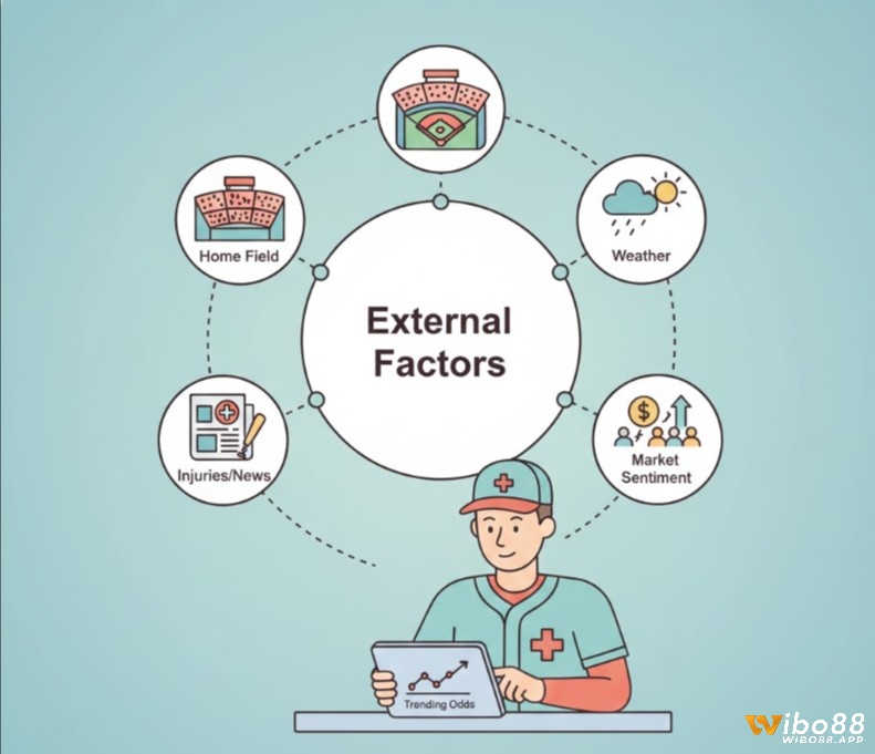 Ảnh hưởng của sân bãi, thời tiết và xu hướng thị trường đến biến động kèo cược bóng chày