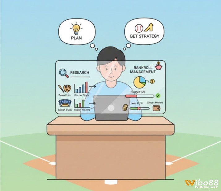 Quản lý ngân sách thông minh cùng với đánh giá trận đấu, sẽ hạn chế thiệt hại khi đặt kèo cược bóng chày