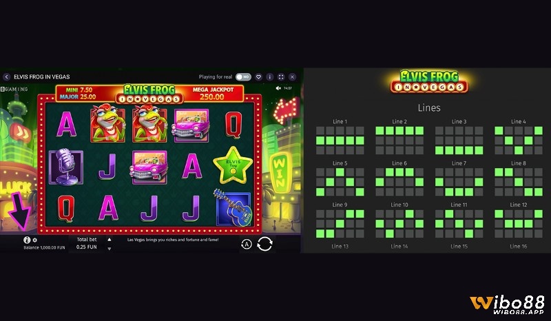 Paytable cho bạn hình dung rõ paylines và cách biểu tượng tạo ra trả thưởng