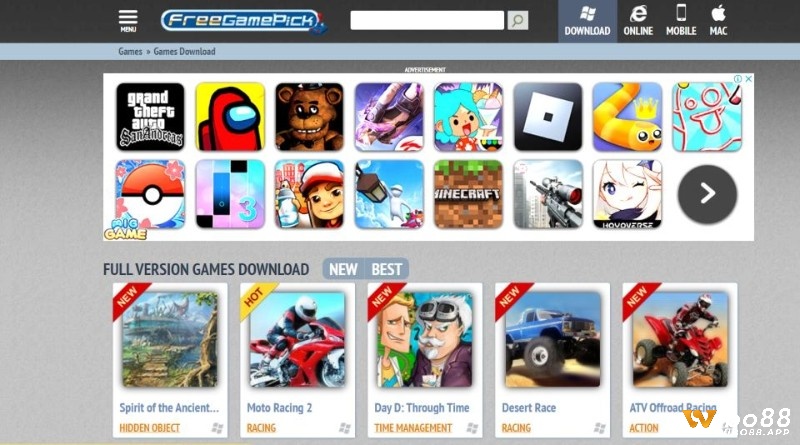 FreeGamePick là kho game miễn phí thân thiện với người mới và gia đình