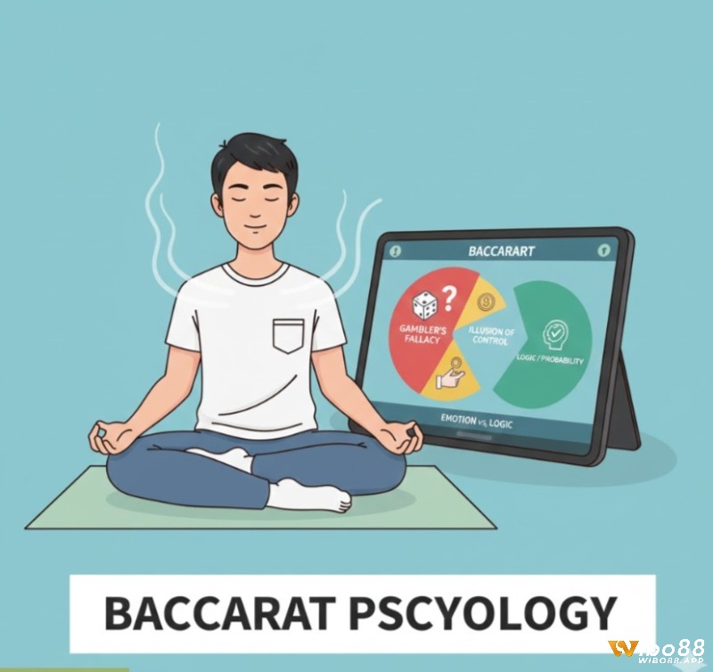 Người chơi Baccarat hiểu rõ yếu tố may rủi, tránh các bẫy tâm lý phổ biến như ảo tưởng kiểm soát hay ngụy biện của người chơi