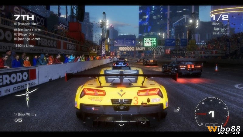 Trải nghiệm đua xe trong game GRID (2019) với phản hồi nhanh, phanh gọn, cua đã tay