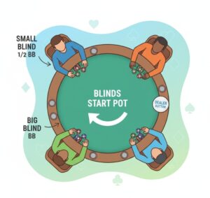 Small blind poker là gì? Cách tận dụng mức cược bắt buộc
