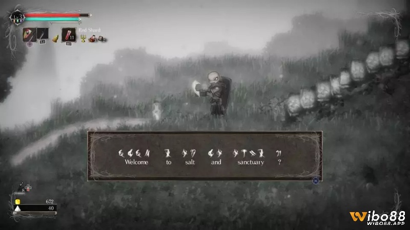 Mô tả vật phẩm và lore trong Salt and Sanctuary