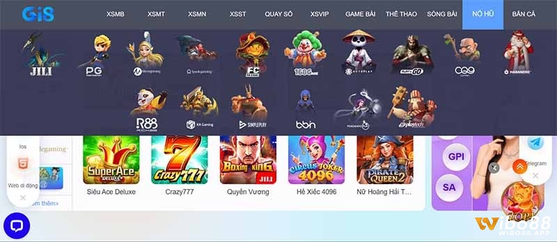 Sảnh slot game tại nhà cái nổi bật với hàng trăm trò chơi hấp dẫn khác nhau