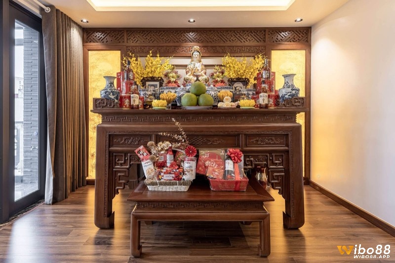 Hình ảnh mơ thấy bàn thờ đẹp là dấu hiệu của gia đạo êm ấm và vận khí hanh thông