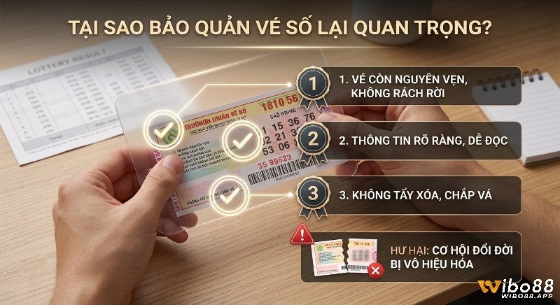 Checklist 3 tiêu chí quan trọng để bảo quản vé số hợp lệ, đảm bảo nguyên vẹn thông tin, tránh bị vô hiệu hóa cơ hội đổi đời