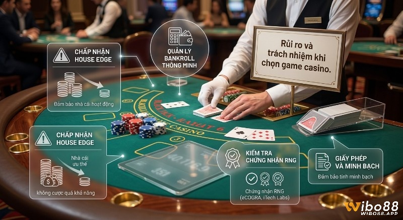 Checklist rủi ro và trách nhiệm người chơi casino: hiểu House Edge, quản lý bankroll thông minh, kiểm tra RNG và giấy phép