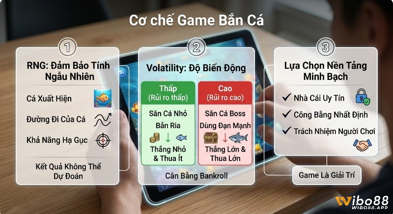 Tổng quan cơ chế game bắn cá: RNG, Volatility và nền tảng minh bạch giúp tối ưu trải nghiệm và quản lý bankroll