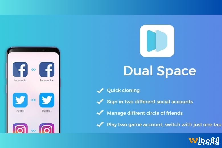 Dual Space Social Manager phù hợp với nhu cầu tài khoản kép cơ bản