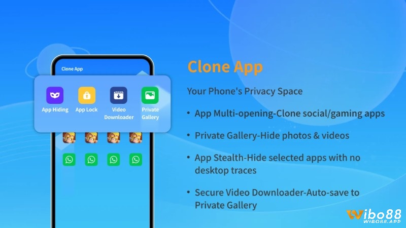 App Cloner: Dual Space có nhiều tính năng bảo mật đáng cân nhắc