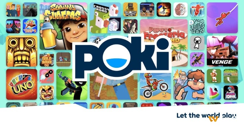 Poki có thiết kế gọn, game dễ mở và thân thiện với thiết bị di động