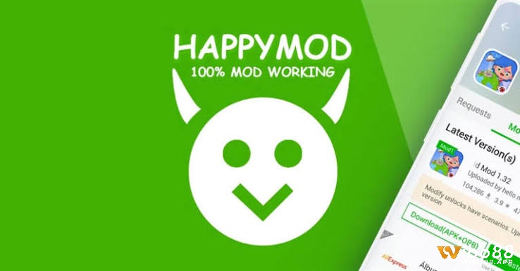HappyMod chuyên về APK Android, không phải kho game MOD iOS chính thức